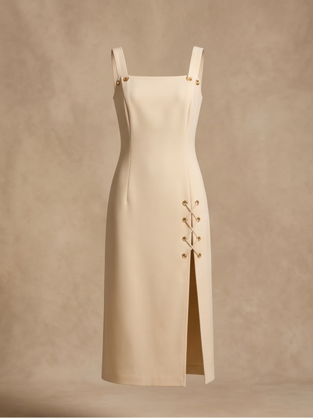 Four Season Boutiques Ivory 2-Piece Formal Dress & Cropped Jacket Set Women’s XL